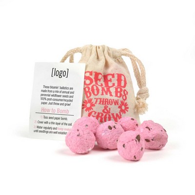 Seed Paper Bomb Bag,6 Pack