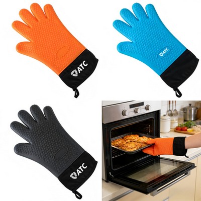 Heat Resistant Silicone BBQ & Oven Glove-1 Pc