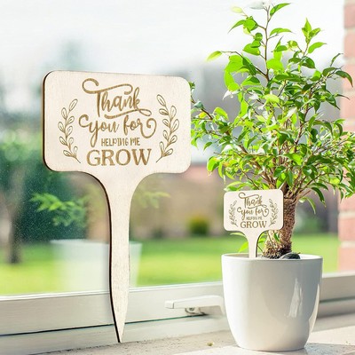 Wooden Garden Plant Lables